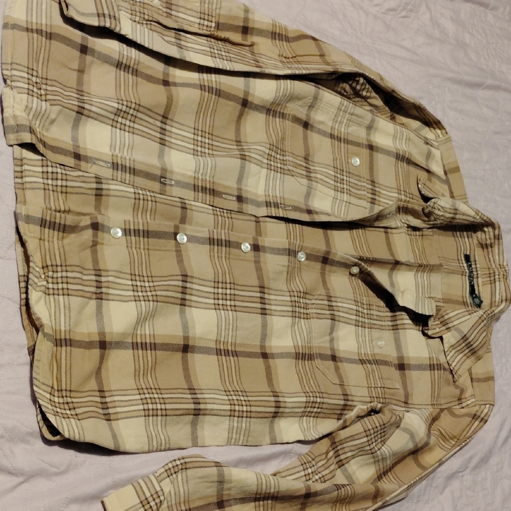 Ralph Lauren Beige Plaid Dress - Picture 3 of 3